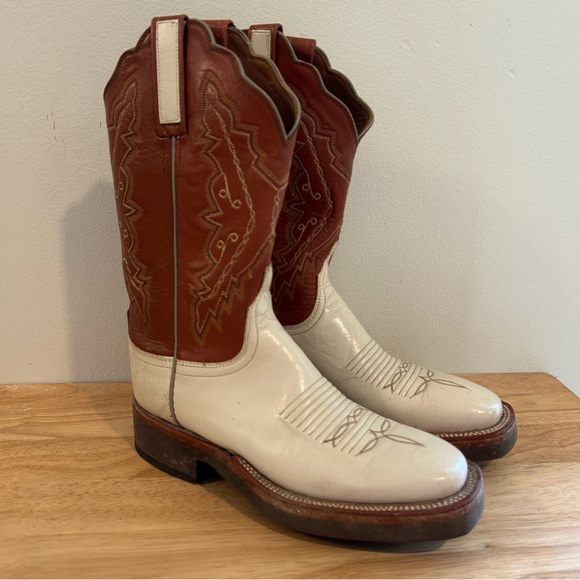 Lucchese 2000 Series Women’s 6B Western Boots T1521KD Parched Wheat Goat 2003 - Picture 1 of 16